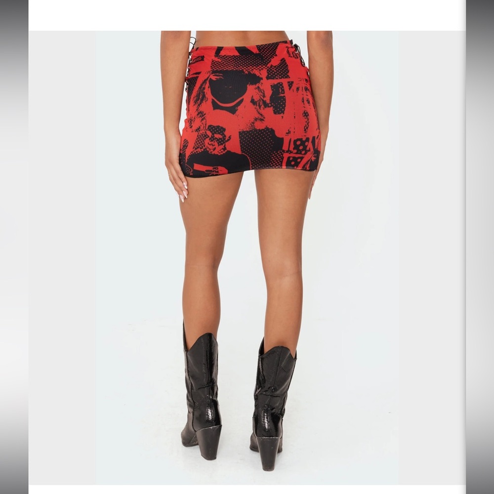 Edikted Tati Mesh Mini Skirt - Picture 6 of 6
